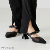 ポインテッドトゥリボンストラップミュールパンプス | VIVIAN COLLECTION | 詳細画像20
