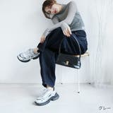 厚底メタリック異素材コンビレースアップスニーカー | VIVIAN COLLECTION | 詳細画像14