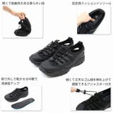 軽量やわらかソールアジャスターレースアップアウトドアスニーカーサンダル | VIVIAN COLLECTION | 詳細画像4