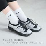 軽量やわらかソールアジャスターレースアップアウトドアスニーカーサンダル | VIVIAN COLLECTION | 詳細画像5