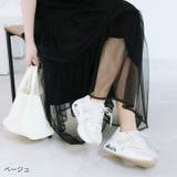 キラキラレースアップエアーTトゥデザインスニーカー | VIVIAN COLLECTION | 詳細画像13