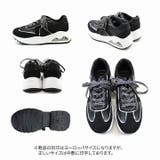 キラキラレースアップエアーTトゥデザインスニーカー | VIVIAN COLLECTION | 詳細画像3