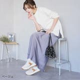 軽量厚底Tトゥサイドデザインレースアップスニーカー | VIVIAN COLLECTION | 詳細画像13