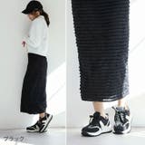 軽量厚底Tトゥサイドデザインレースアップスニーカー | VIVIAN COLLECTION | 詳細画像9