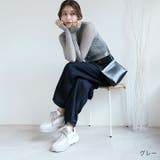 軽量厚底Tトゥデザインレースアップスニーカー | VIVIAN COLLECTION | 詳細画像14