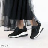 後ろ姿が映えるビジュー付きスリッポンウェッジスニーカー | VIVIAN COLLECTION | 詳細画像19