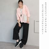後ろ姿が映えるビジュー付きスリッポンウェッジスニーカー | VIVIAN COLLECTION | 詳細画像5