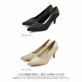 レース切り替えパイピングラインパンプス | VIVIAN COLLECTION | 詳細画像2