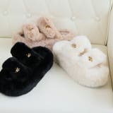 ふわふわファー厚底ゴールドモチーフサンダル | VIVIAN COLLECTION | 詳細画像5
