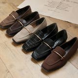 スクエアトゥピースソールビット付きローファー | VIVIAN COLLECTION | 詳細画像5