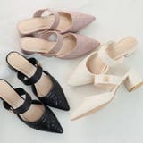 キルティングモノグラムミュールパンプス | VIVIAN COLLECTION | 詳細画像5