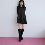 厚底チャンキーヒールストレッチロングブーツ | VIVIAN COLLECTION | 詳細画像16