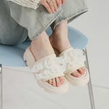 シアーフリル厚底サンダル | VIVIAN COLLECTION | 詳細画像14 