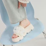 シアーフリル厚底サンダル | VIVIAN COLLECTION | 詳細画像16 