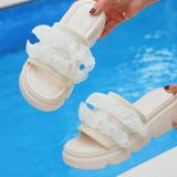 シアーフリル厚底サンダル | VIVIAN COLLECTION | 詳細画像20 