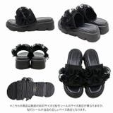 シアーフリル厚底サンダル | VIVIAN COLLECTION | 詳細画像3 