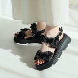 メニーリボン厚底スポーツサンダル | VIVIAN COLLECTION | 詳細画像11 