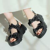 メニーリボン厚底スポーツサンダル | VIVIAN COLLECTION | 詳細画像13 