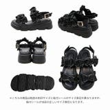 メニーリボン厚底スポーツサンダル | VIVIAN COLLECTION | 詳細画像3 