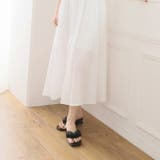 シャーリングクリアヒールトングサンダル | VIVIAN COLLECTION | 詳細画像6 