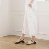 2WAYゴールドモチーフトングクリアヒールサンダル | VIVIAN COLLECTION | 詳細画像6 