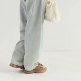 キラキラビジュー厚底ギャザーサンダル | VIVIAN COLLECTION | 詳細画像11 