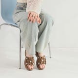 キラキラビジュー厚底ギャザーサンダル | VIVIAN COLLECTION | 詳細画像13 