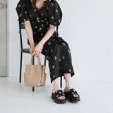 キラキラビジュー厚底ギャザーサンダル | VIVIAN COLLECTION | 詳細画像19 