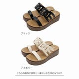 サッ！と履ける厚底コンフォートカットワークサンダル | VIVIAN COLLECTION | 詳細画像2 