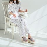 フリルギャザー厚底プラットフォームミュールサンダル | VIVIAN COLLECTION | 詳細画像19 