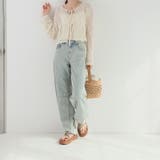 キラキラフラワービジュー厚底トングサンダル | VIVIAN COLLECTION | 詳細画像13 