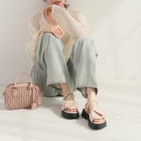 2WAY厚底ノットデザインサンダル | VIVIAN COLLECTION | 詳細画像18 