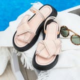 2WAY厚底ノットデザインサンダル | VIVIAN COLLECTION | 詳細画像20 