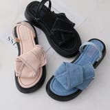 2WAY厚底ノットデザインサンダル | VIVIAN COLLECTION | 詳細画像5 