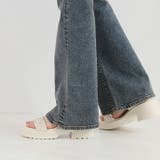 フリルギャザー厚底サンダル | VIVIAN COLLECTION | 詳細画像17 