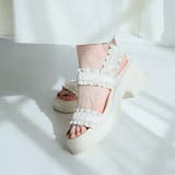 フリルギャザー厚底サンダル | VIVIAN COLLECTION | 詳細画像20 