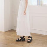 フリルギャザー厚底サンダル | VIVIAN COLLECTION | 詳細画像8 