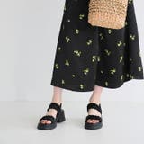 フリルギャザー厚底サンダル | VIVIAN COLLECTION | 詳細画像10 