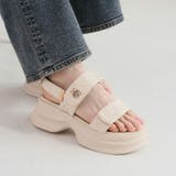 厚底モノグラムキルティングサンダル | VIVIAN COLLECTION | 詳細画像14 