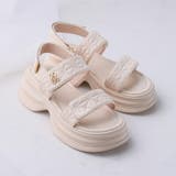 厚底モノグラムキルティングサンダル | VIVIAN COLLECTION | 詳細画像15 