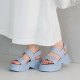 厚底モノグラムキルティングサンダル | VIVIAN COLLECTION | 詳細画像16 