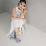 厚底モノグラムキルティングサンダル | VIVIAN COLLECTION | 詳細画像17 