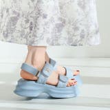 厚底モノグラムキルティングサンダル | VIVIAN COLLECTION | 詳細画像18 