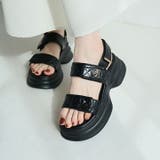 厚底モノグラムキルティングサンダル | VIVIAN COLLECTION | 詳細画像6 