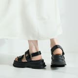 厚底モノグラムキルティングサンダル | VIVIAN COLLECTION | 詳細画像7 