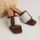 カットアウト異素材コンビミュールサンダル | VIVIAN COLLECTION | 詳細画像14 