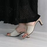 カットアウト異素材コンビミュールサンダル | VIVIAN COLLECTION | 詳細画像18 