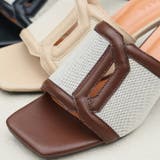 カットアウト異素材コンビミュールサンダル | VIVIAN COLLECTION | 詳細画像7 