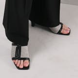 カットアウト異素材コンビミュールサンダル | VIVIAN COLLECTION | 詳細画像10 