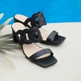 スクエアトゥカットワークミュールサンダル | VIVIAN COLLECTION | 詳細画像11 